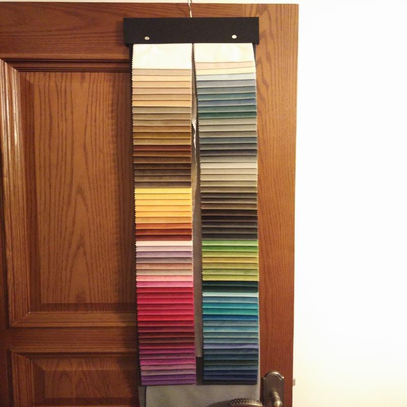 

ChadMade Birkin Solid Velvet Blackout Fabric Swatch (36 Colors, As pic