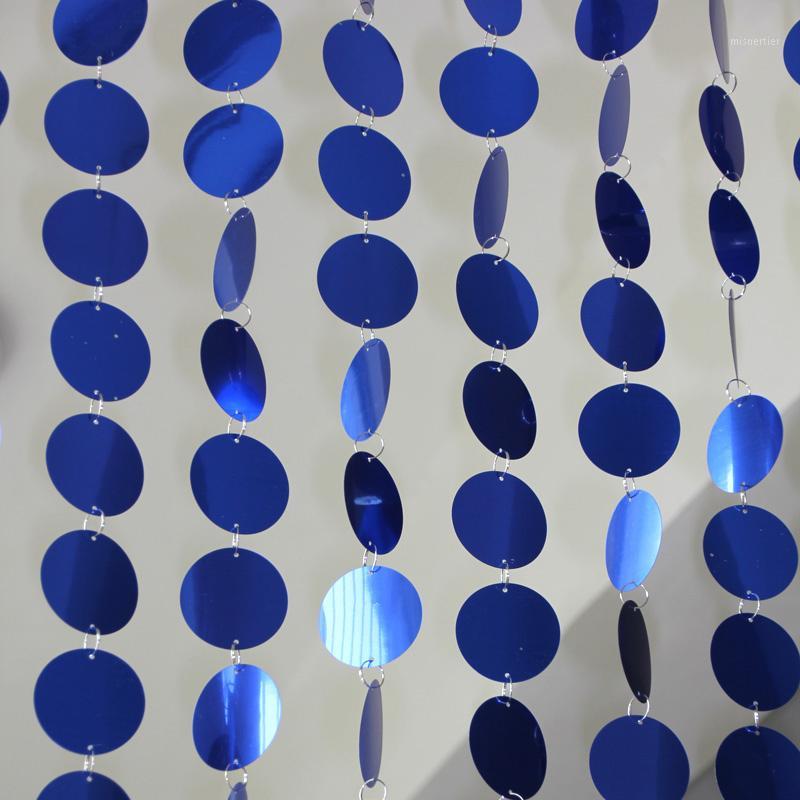 

5m Festive party decorations DIY wedding supplies indoor curtains flash sequins plastic door curtains1, Red