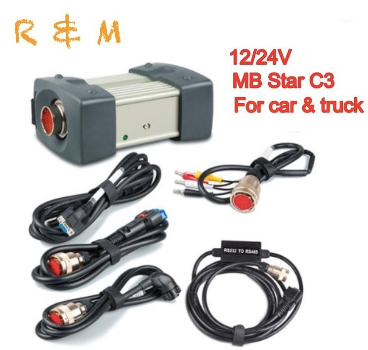 

2020 latest sd connect mb star c3 multiplexer mb c3 star diagnosis with cables hdd for Merced1