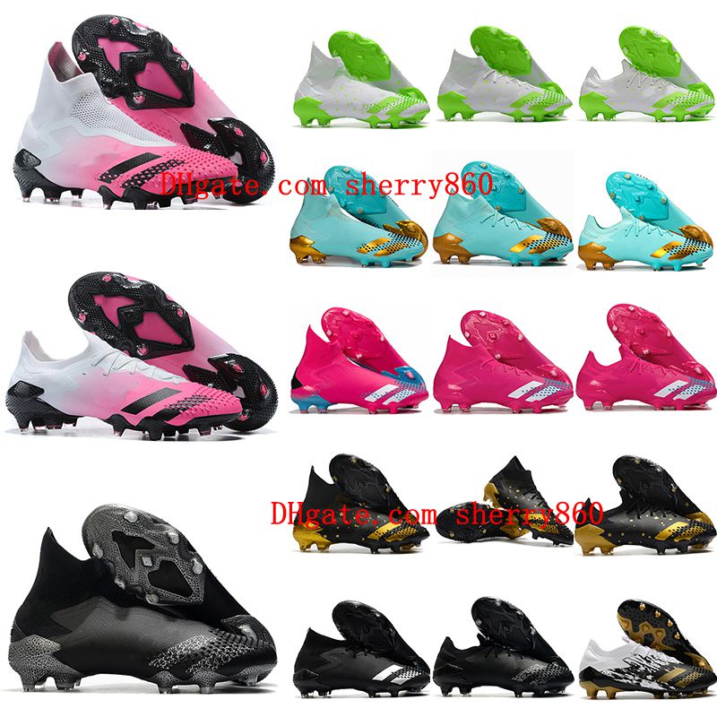 

2021 soccer shoes original cleats Predator Mutator 20.1 FG high low top neymar boots for men authentic football mens, As picture 7