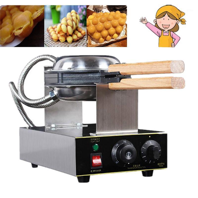 

Automatic Temperature Controlled Snack Machine Commercial Hong Kong QQ Eggettes Machine Cooking Waffle Maker1