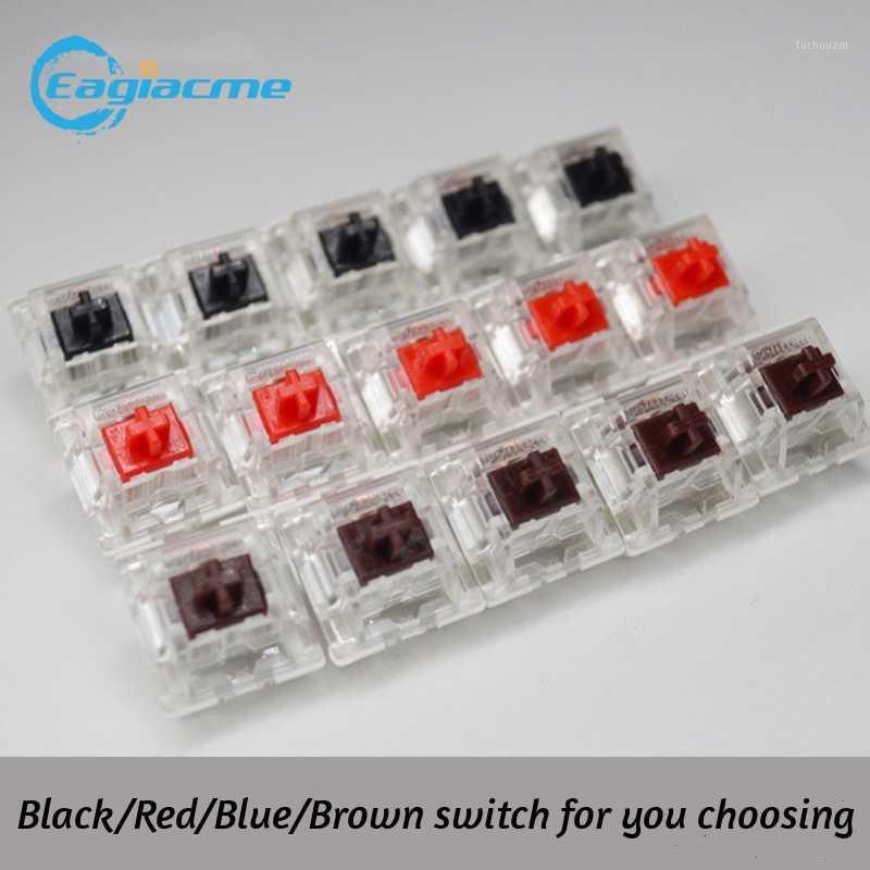 

Content Switches mechanical keyboard black blue brown red key switch for CIY Sockets SMD 3pin Thin pins Compatible MX switch1