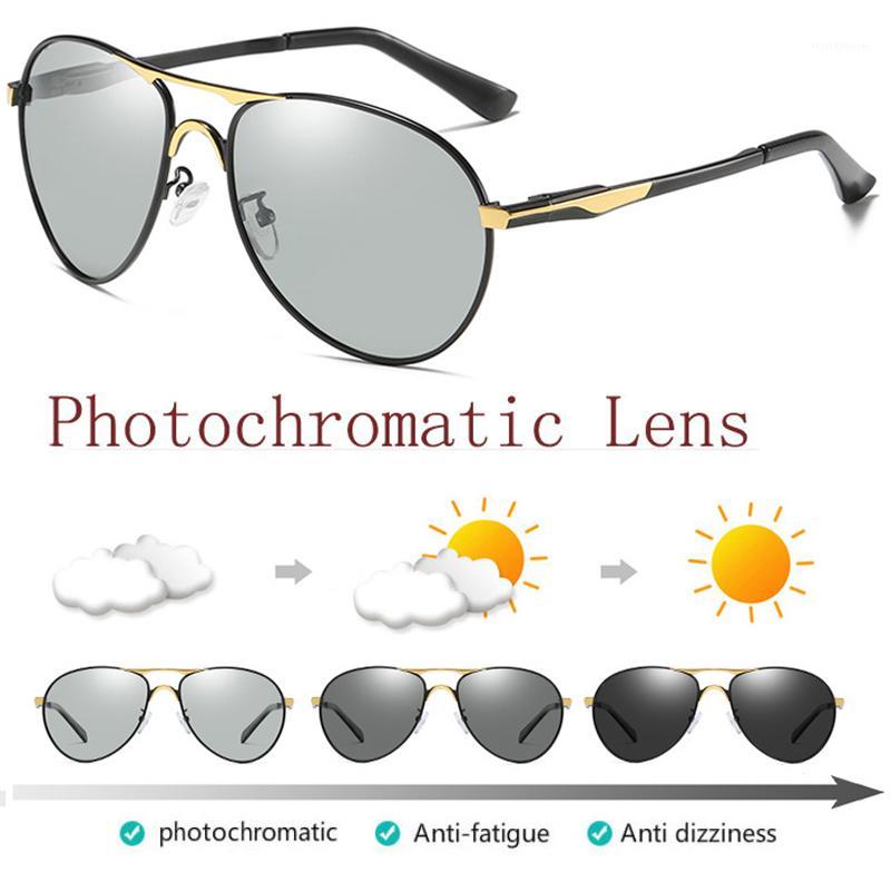

Aluminium Photochromic Polarized Sunglasses Mens Driver Pilot Sunglasses Male Safety Driving Transition Lens Sun Glasses UV4001