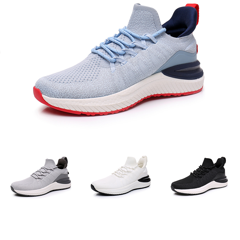

2022 Non-Brand Running Shoes Men Women Black White Grey Light Blue Lightweight Breathability Mens Trainers Fashion Outdoor Sports Sneakers