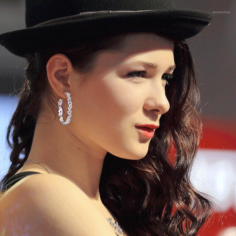 

missvikki Ladies Important Holiday Occasion Hoop Earrings Genuine Unique Design New Fashion Jewelry For Women Girl1