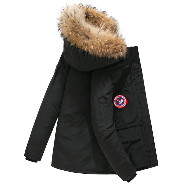 

90%down Winter Jacket Men Fashion Thick Warm Parkas Fur White Duck Coats Casual Man Waterproof Down Jackets 165, G165 camouflage