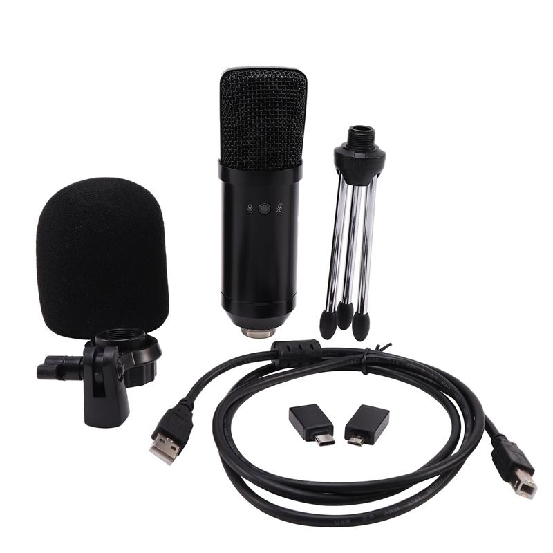 

Professional USB Condenser Microphone BM-750USB Wired Microphone Mobile Computer Live K Song Chat Game Recording Micr