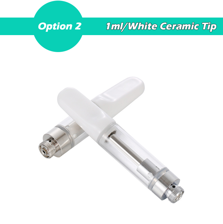 

white ceramic coil vape cartridge box 510 disposable cbd full oil 0.5ml 1ml carts