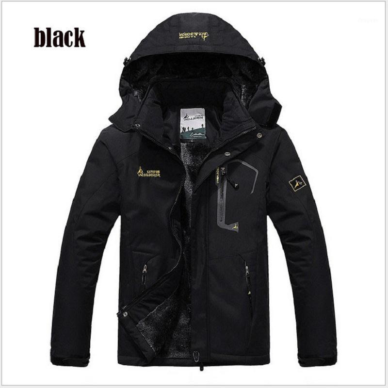 

Men's Jackets Wholesale- Jaqueta Masculina Men Casual Thick Outwear Overcoat Winter Jacket Windproof Hood Parka Mens And Coats Windbreaker1, Red