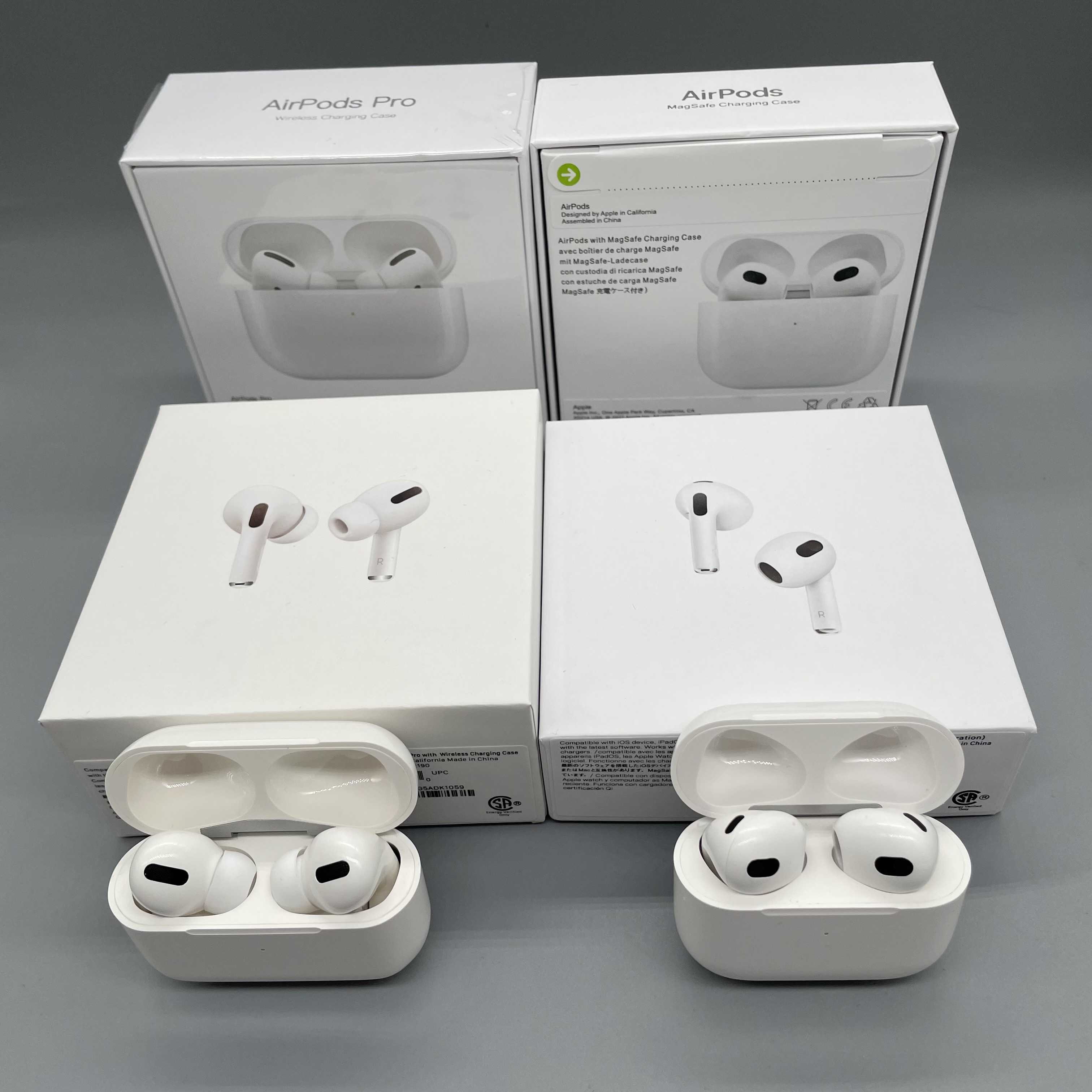 

Air H1 Wireless Earphones Chip GPS Rename Air Ap pro Gen 2 3 Pods Pop Up Window Bluetooth Headphones auto paring wireles Charging with retail box, White