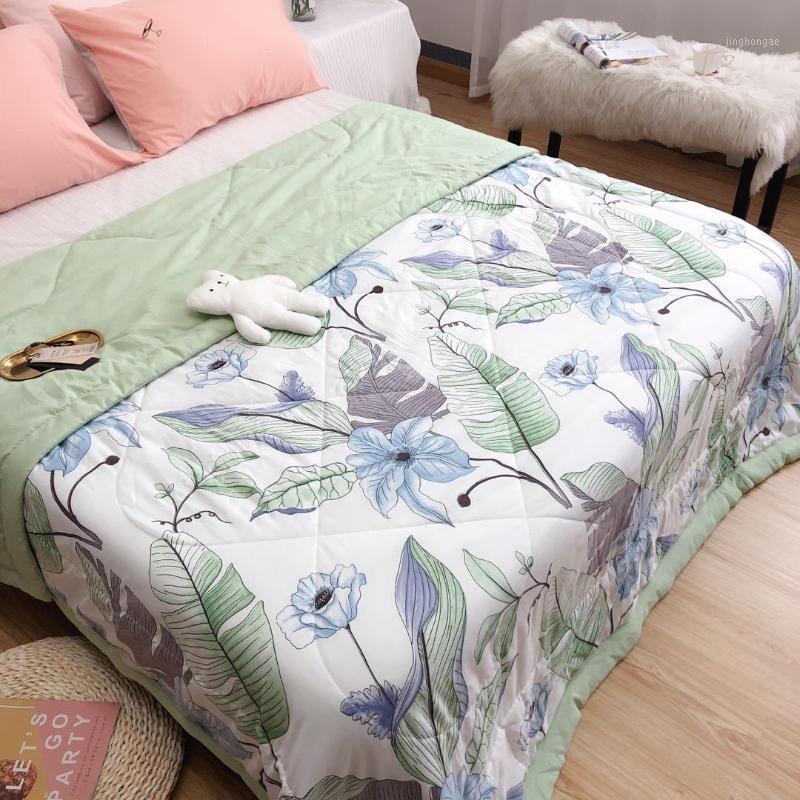 

NIOBOMO Hot style Pure Summer thin Quilt Bedspread Blanket Comforter Bed Cover Quilting Home Suitable for Children adult1