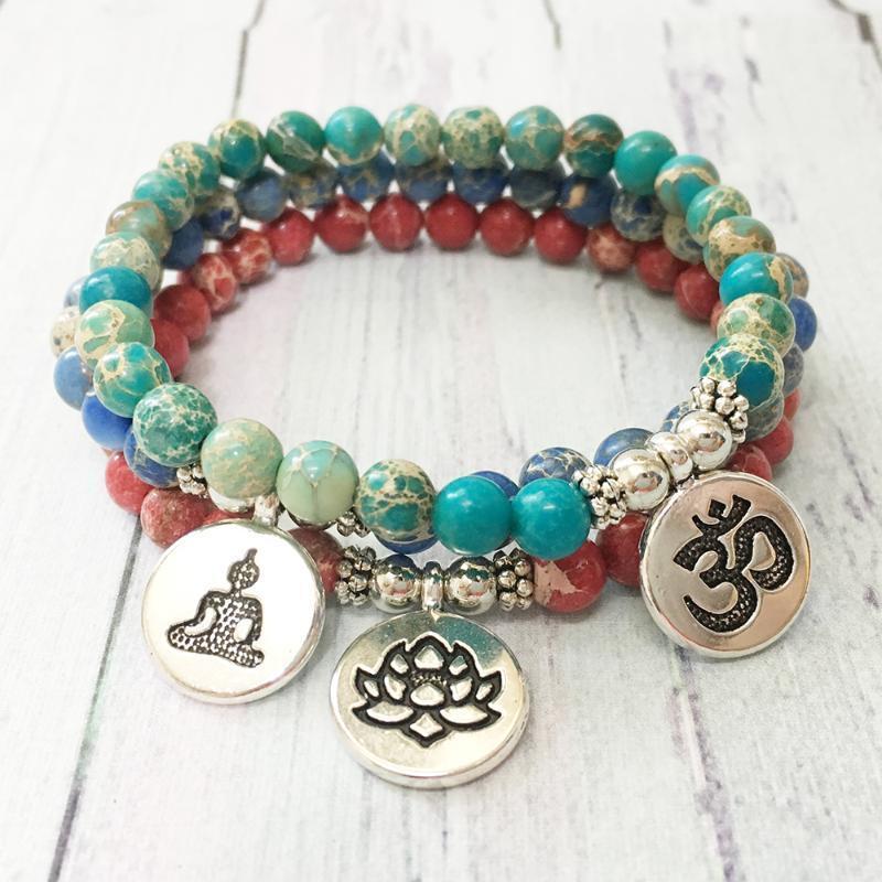 

MG0480 2020 New Arrivals Design Yoga Bracelet High Grade 6 mm Regalite Stone Energy Bracelet Natural Gem Stone Women`s Jewelry1