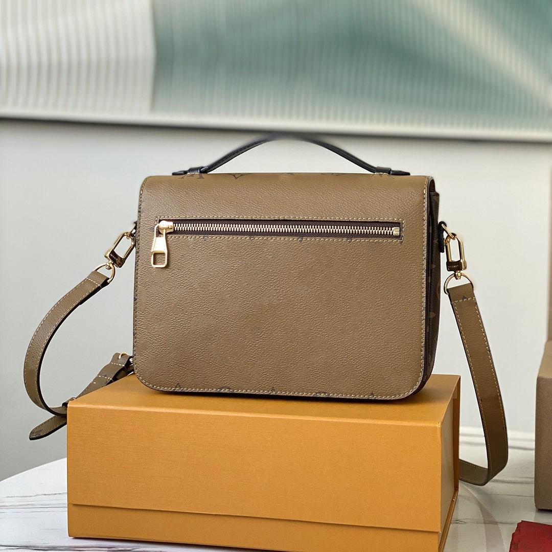 

Luxurys Designers Crossbody Bag Women Handbag Messenger Bags Oxidizing Leather Elegant Shoulder Bags Crossbody Bag Tote, Red