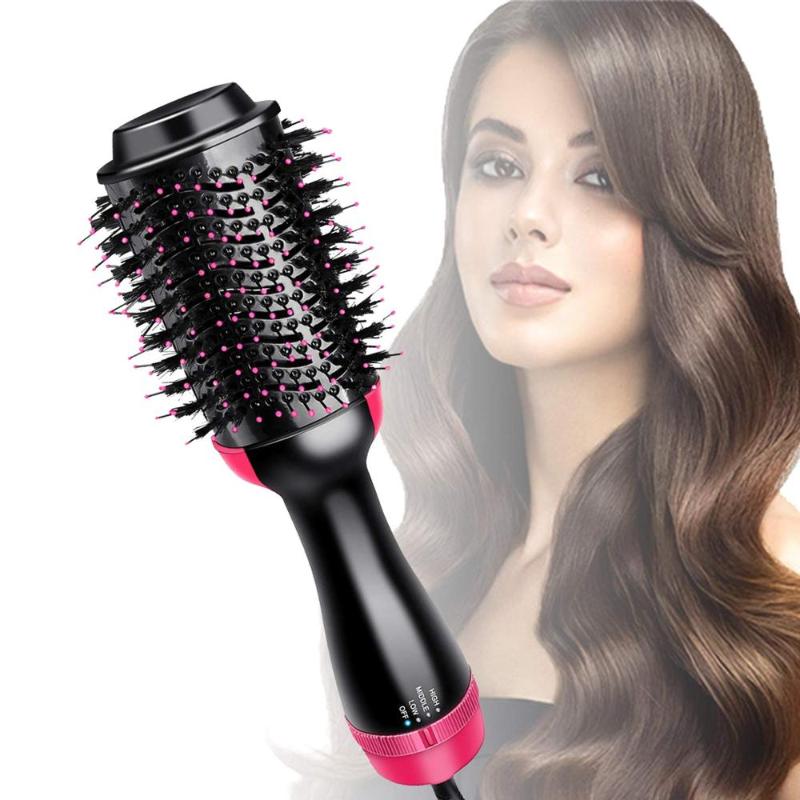 

Professional One Step Hair Dryer Hot Air Brush Hair Straightener Comb Curling Brush Salon Styling Tools Dryer