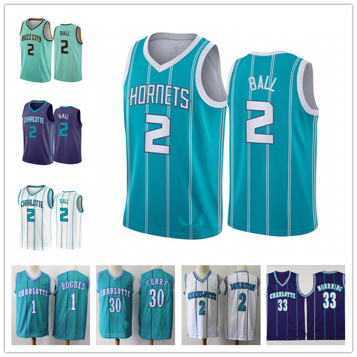 

Men' LaMelo 2 Ball Jersey Charlotte Hornets Vintage Muggsy 1 Bogues Larry 2 Johnson 30 Curry Alonzo 33 Mourning Basketball Jerseys, My store(aryahome)