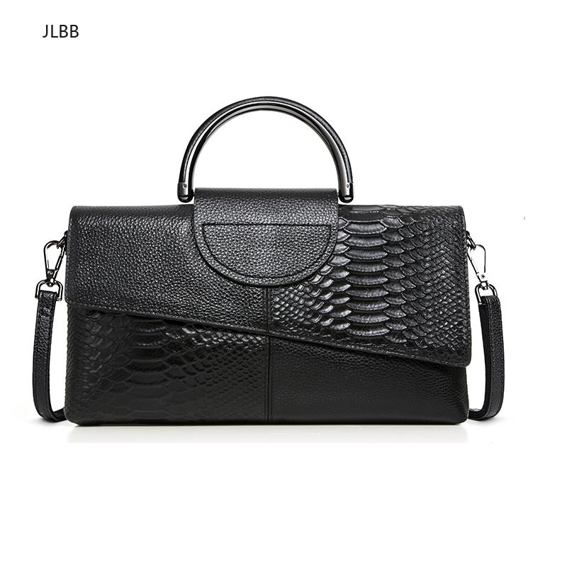 

Fashion women's Genuine Leather envelope clutch bag Wallet High quality Shoulder Bags for women large Ladies Clutches, Black