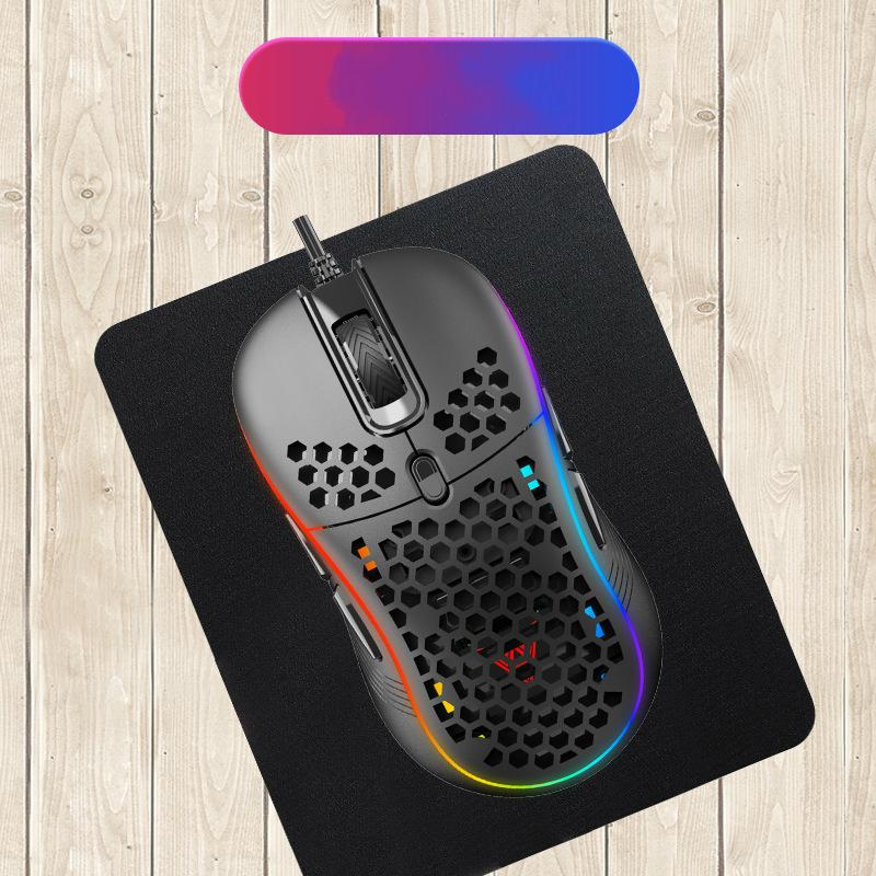 

Wired Gaming Mouse LED Glow Ergonomic USB Computer Mouse Gamer Mice X7 Silent Mause with Backlight for PC Laptop