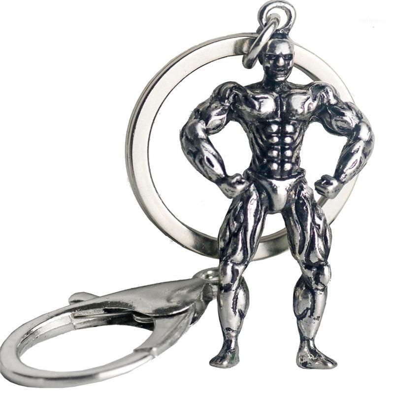 

Dumbbell Strong Man Keychain Bodybuilding Key Chains Muscle Male For Car Wallet Keys Men Sports Hip Hop Jewelry 2020 Trendy1