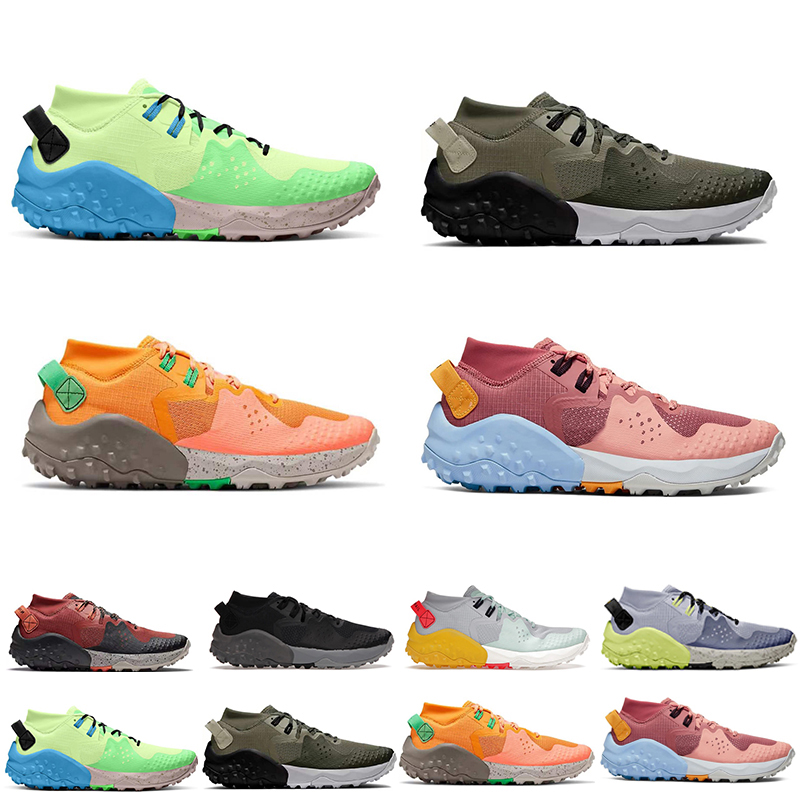 

2022 Wildhorse 6 mens running shoes sneakers Wine red Off Noir Mint Foam Ghost Barely Volt Olive Orange Canyon Pink men women trainers sports shoe outdoor 36-45, Item#1