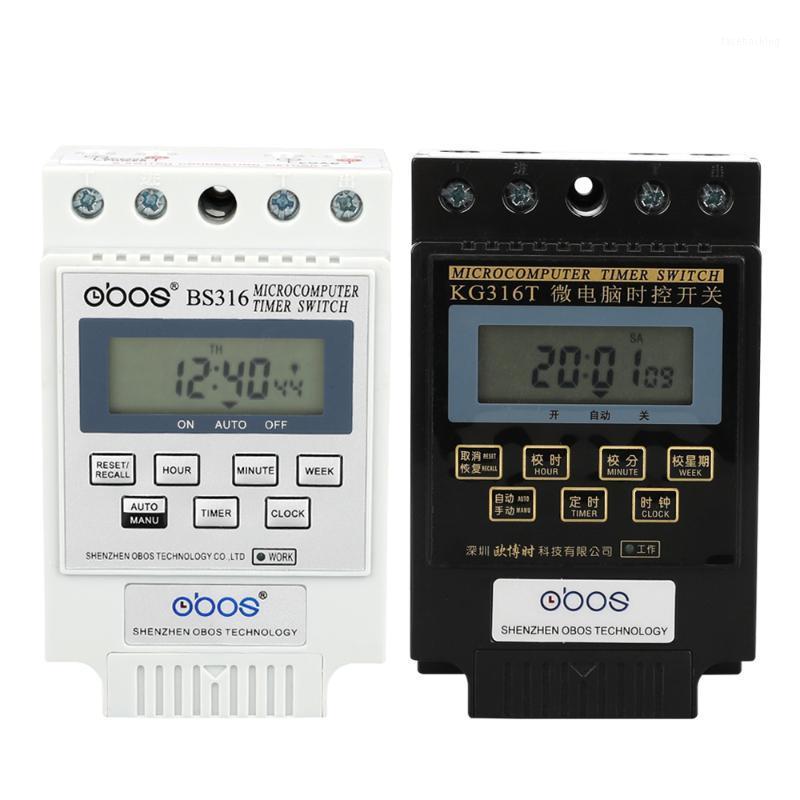

black/white optional 110V timer switch timer digital with 10 times on/off times per day/weekly set range 1m-168H for B2C market1