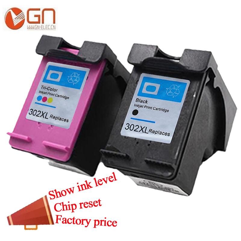 

GN 302XL remanufactured Cartridge Replacement for 302 XL Ink Cartridge for Deskjet 1110 1111 1112 2130 2131 printer