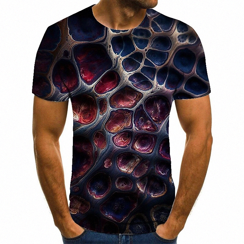 Men's Unisex Tee T shirt Shirt 3D Print 3D Graphic Prints Plus Size Round Neck Casual Daily Print Short Sleeve Tops Basic Fashion Designer B