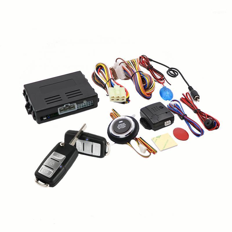 

12V Remote Control Start Preheat and Refrigerate the Car with Push Start Stop Button Anti-theft Alarm System1