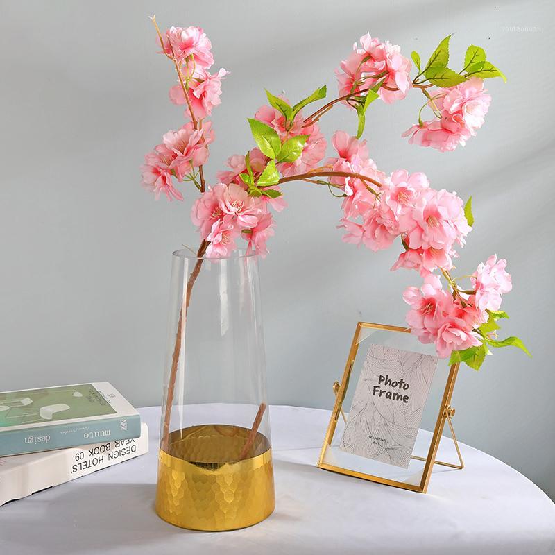 

Cherry Blossom Tree Branch Artificial Flowers Flores Artificiales De Alta Calidad Romanticpink Decoration Home Wedding Love Gift1, Smtthz003
