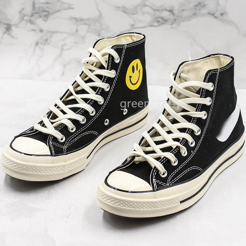 

Classic All Stars Skate Canvas Shoes Chinatown Market x Smile Face Men Women Fear Of God Essentials Designer Sneakers