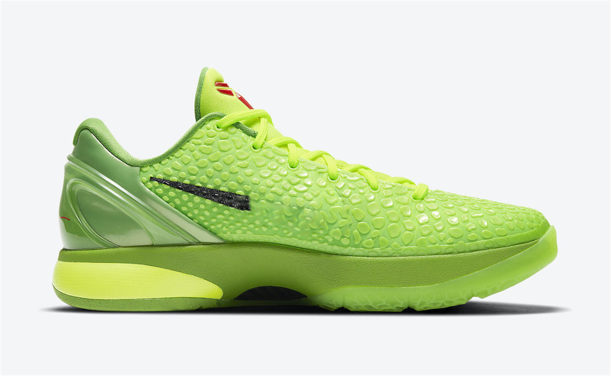 

2021 Newest Authentic Christmas 6 Protro Grinch Mamba Green Apple/Volt-Crimson-Black Man Outdoor Shoes Sports Sneakers With Original Box