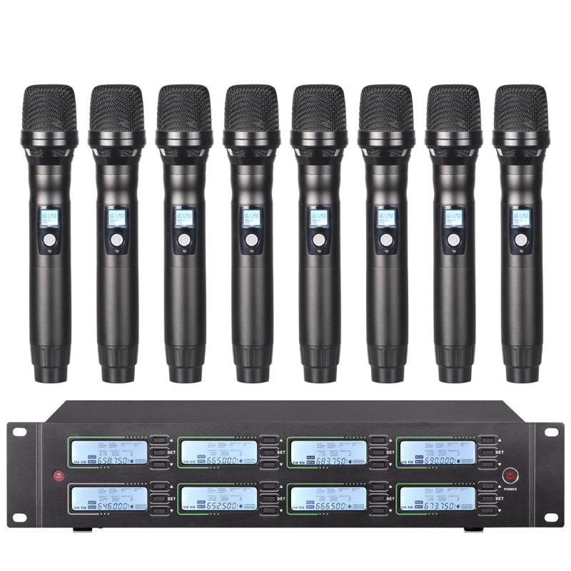 

Professional UHF wireless microphone system metal handheld microphone for family KTV marriage performance outdoor activities