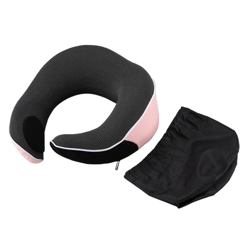 

Slow Rebound Memory Foam U-Shaped Pillow Fashion Travel Neck Pillow Siesta Zero Pressure