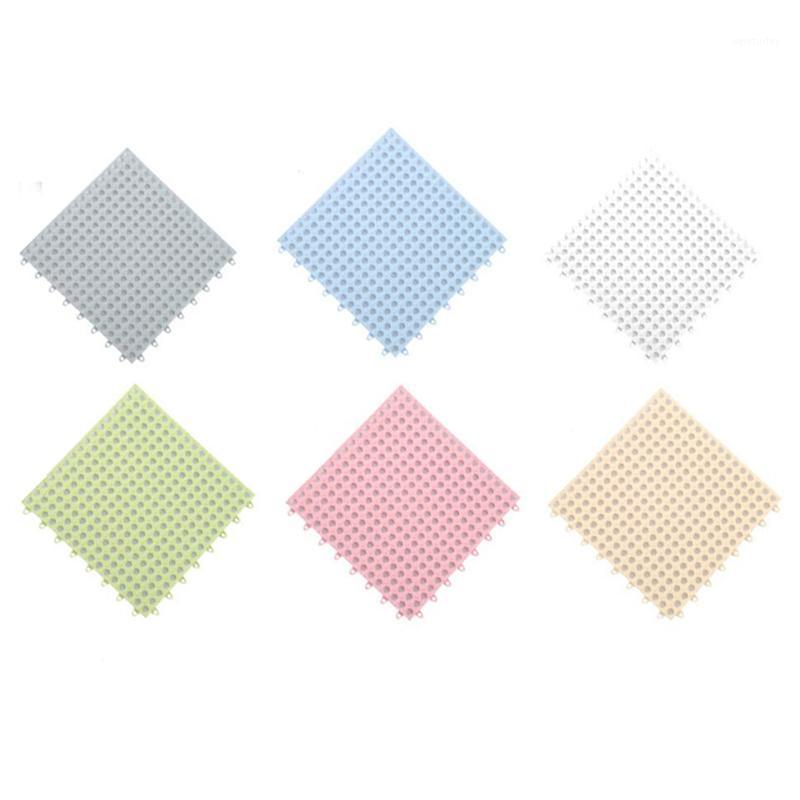 

30*30cm Home Shower Bath Mat PVC Floor Mat Non-slip Bathroom Carpet Toilet Bath DIY Rug Tapete Massage1
