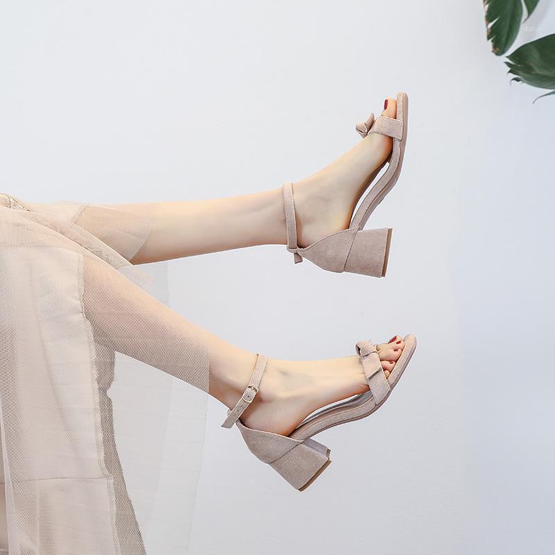 

Summer Women Sandals Gladiator Buckle Strap Cover Heel Fashion Chunky Ladies Sandals for Woman Ankle Strap Footwear Plus Size1, Black