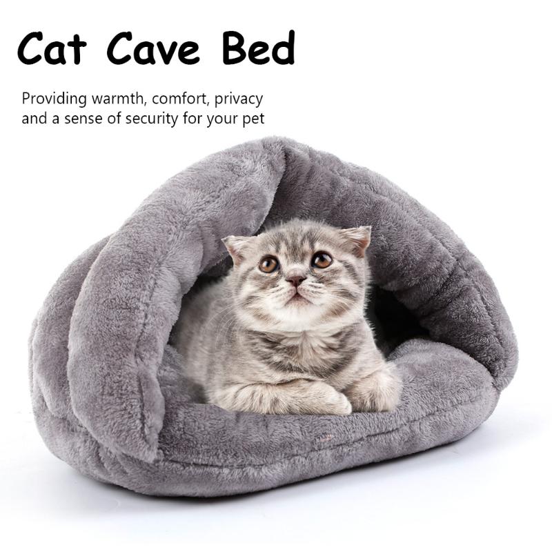 

Cat Pet Cave Dog Beds Winter Warm Pet Mat Small Dog Puppy Kennel House for Cats Sleeping Bag Nest Cave Bed