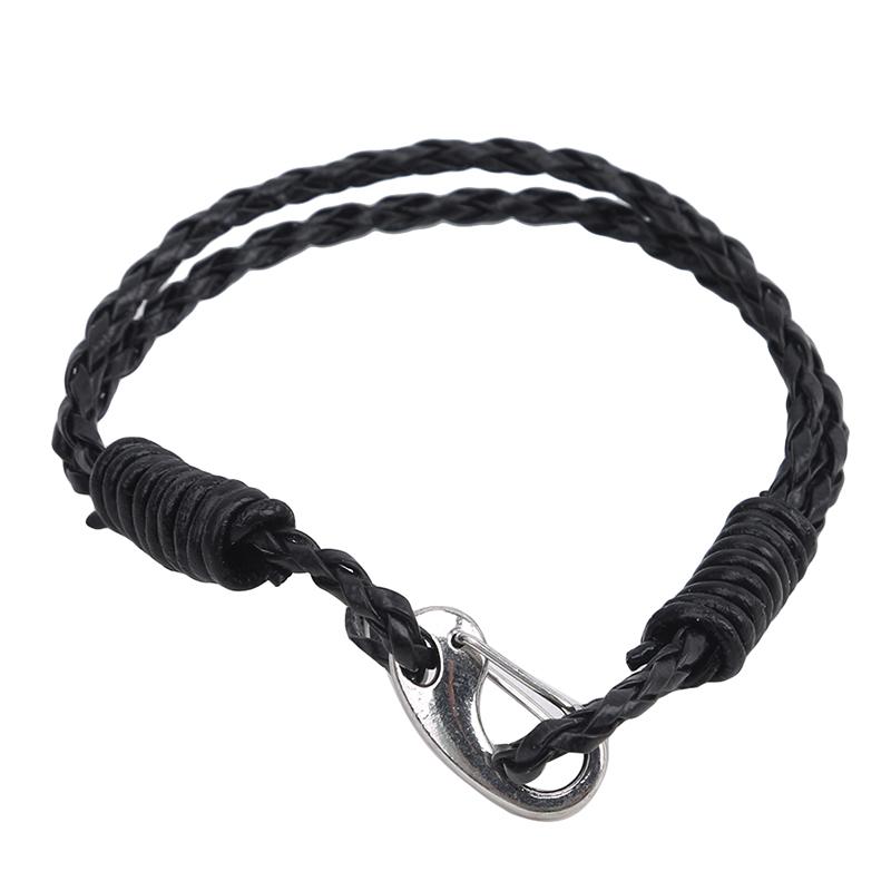 

2020 New Fashion PU Braided Leather Bracelet Men Bracelet For Men Jewelry Multilayer Leather Clasps Charm