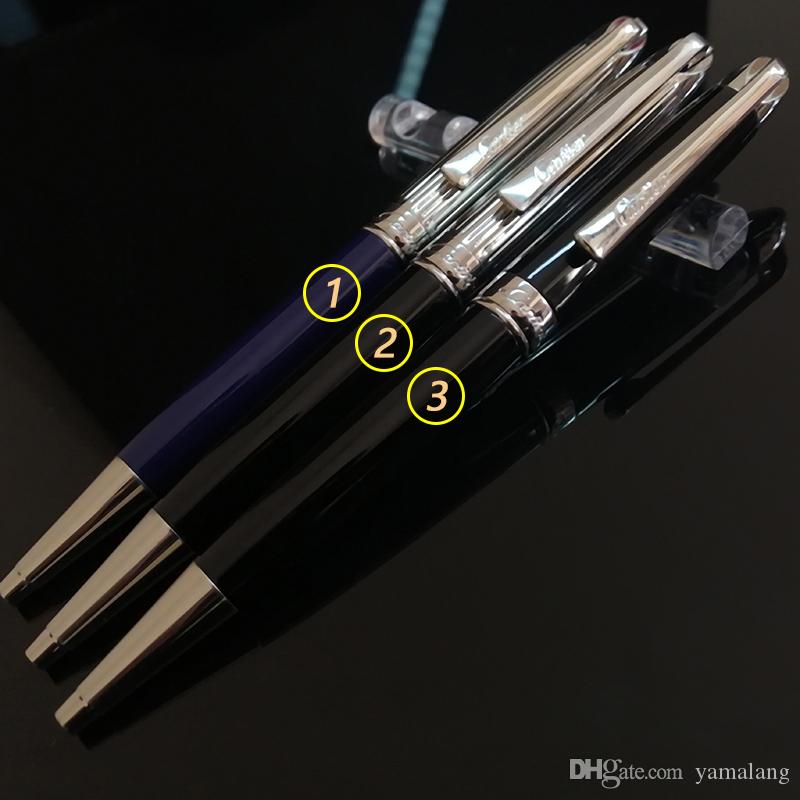 

High quality luxury pen fine touch texture water plated metal writing ballpoint pen precious gift free shipping, As pictured