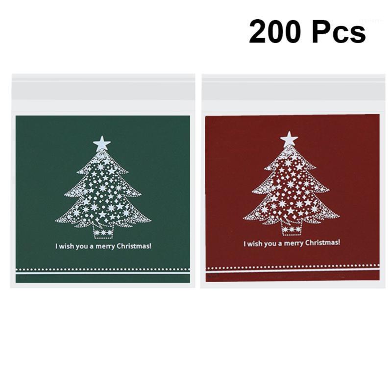 

200pcs Cute Candy Bags Printing Packing Bags Cookie Bag for Home1