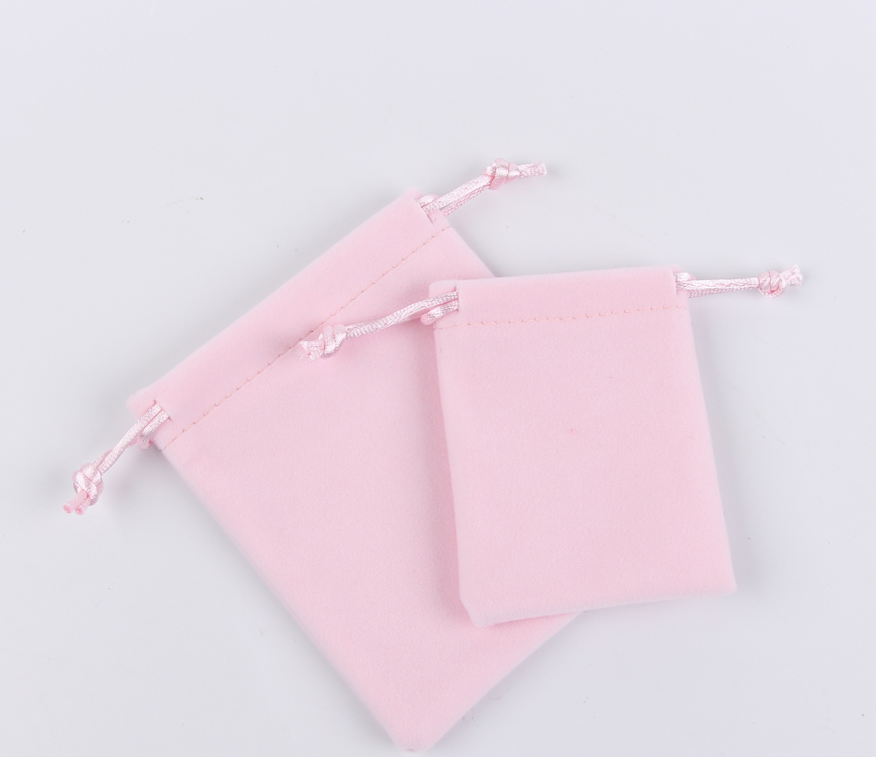 

3 Sizes PINK velvet jewelry pouch gift present package fit for necklace bracelet earring Christmas Bags