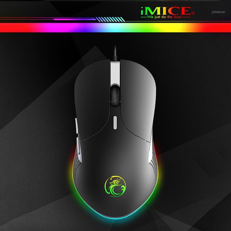 

imice X6 High configuration USB Wired Gaming Mouse Computer Gamer 6400 DPI Optical Mice for Laptop PC Game Mouse upgrade X71
