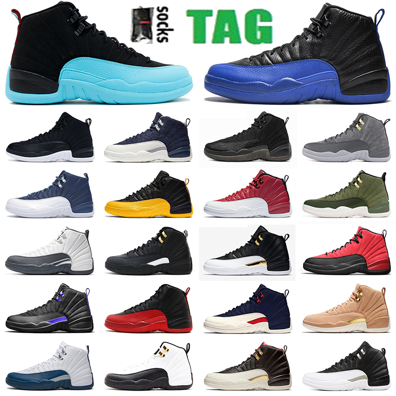 

mens Easter Jumpman 12 12s Retro Mens Basketball Shoes Utility Twist Grind Indigo Flu Game Dark Concord OVO White The Master Fiba Gamma Blue Trainer Designer Sneakers, I need look other product