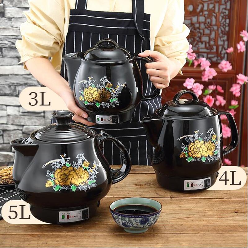 

220V Household Electric Kettle Automatic Chinese Stewing Kettle Pot eramic Decocting Multi Cooker