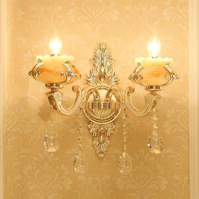 

Deco Marble Light Hotel Furniture Wall Lighting Fixtures Reading Crystal Wall Lamp Corridor Arandela Led Mirror Sconce Lamparas1