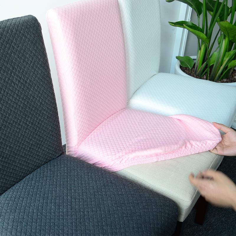 

Super Soft Cotton Spandex Dining Chair Cover Stretch One Piece Universal Chair Covers Seat Case Slipcovers For Dining Room