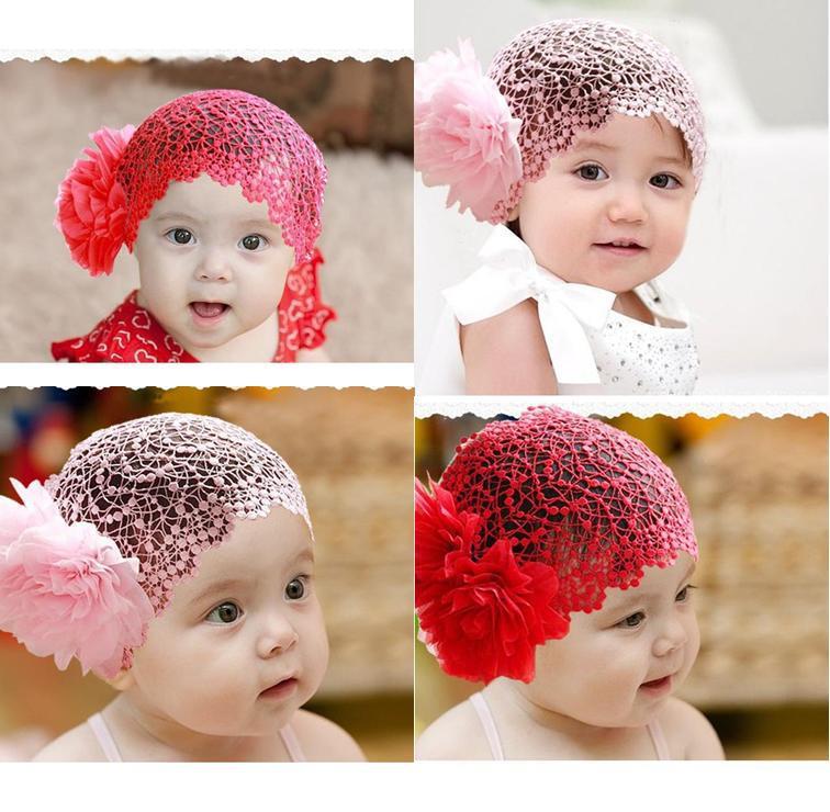 

2020 new baby headwear flower Headbands for Girls hair band, Pink
