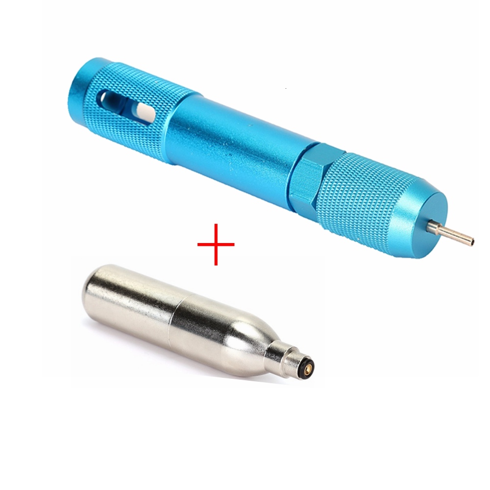 

Airsoft BB Gun Magazine CO2 Refill Charger Adapter Portable + Shooting Refillable 12g CO2 Cyclinder Air Cartridge