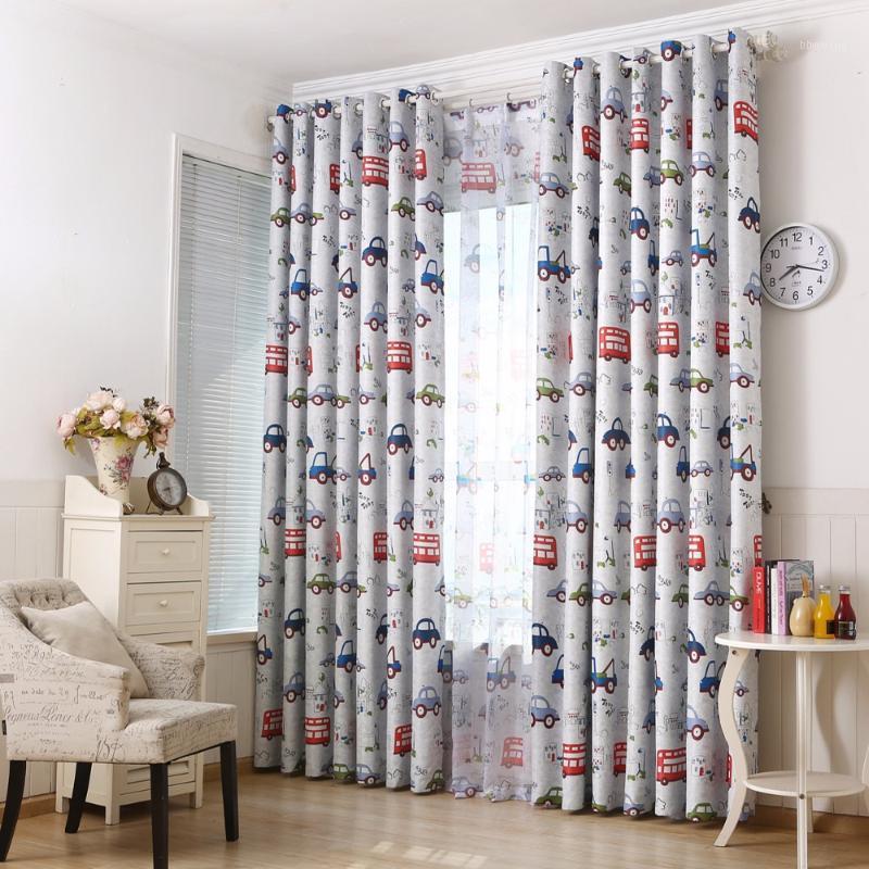 

Gyrohome Cartoon Children Bedroom Curtain Cars Print Blackout Curtains matched Alternative GYC21601, Tulle