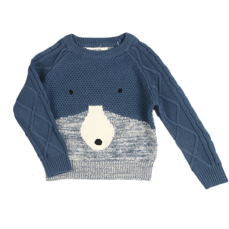 

2021 Spring New Kids Knitted Pullovers Tops Baby Boys Girls Cartoon Long Sleeve Sweaters 031n, 20136