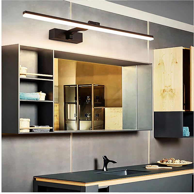 

New Modern LED Wall Lamps For Bathroom Living Room Bedside Lights Angle Adjustable Mirror Front Light Wall Lights AC 220V110V