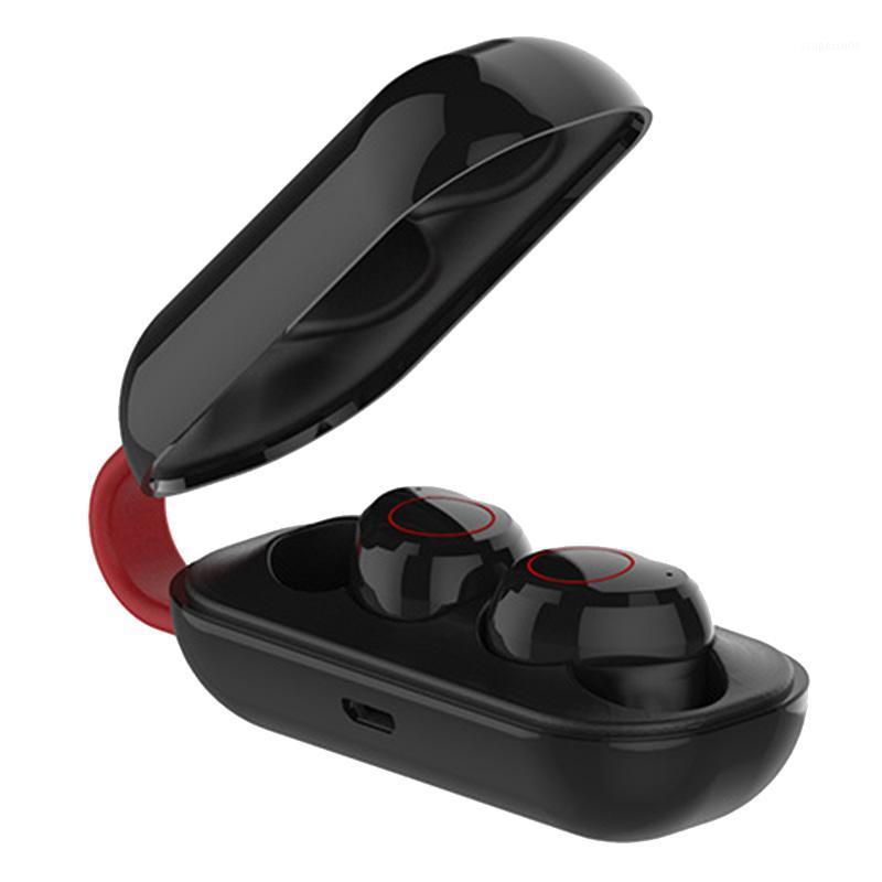 

TWS Bluetooth Earphone 5.0 Press Control Waterproof Earbuds Wireless Headphones Sport Headset1, Black